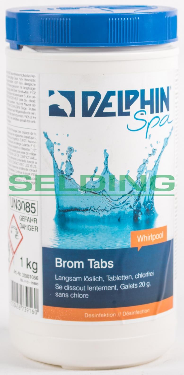 Tabletes broma lēni šķīstošas Delphin Brom