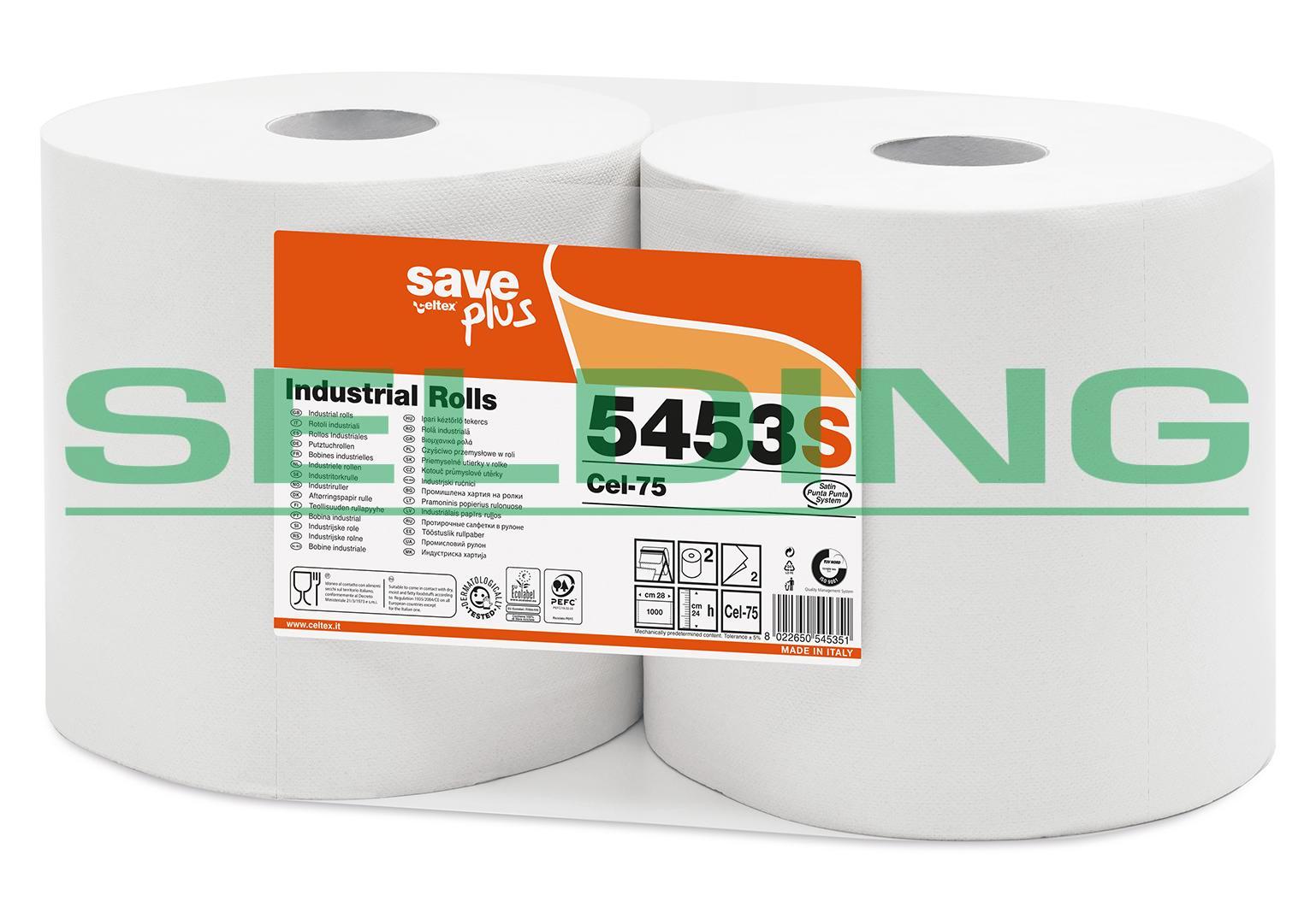Celtex Industriālais papīrs SAVE Plus, balts