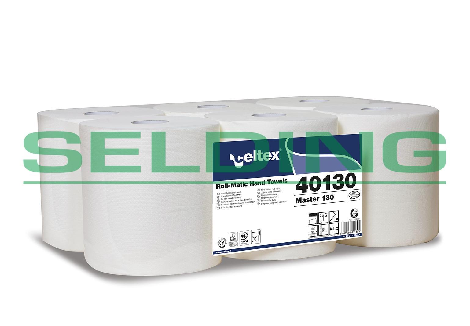 Roku dvieļi CELTEX Master 130, balti