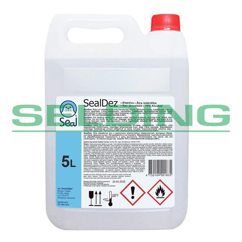 Dezinfekcijas L dzeklis ROK M Un Virm m SEAL DEZ 5L Selding lv dezinfekcijas-l-dzeklis-rok-m-un-virm-m-seal-dez-5l-selding-lv
