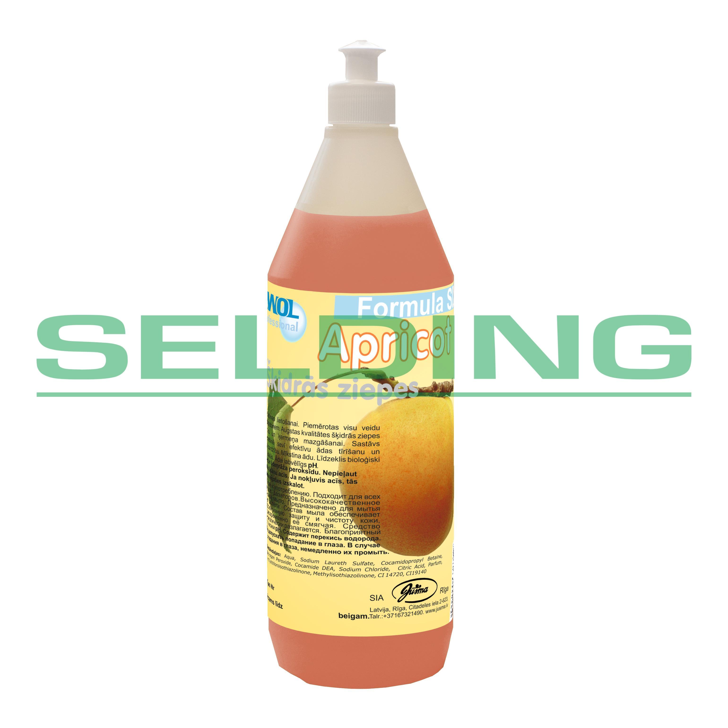 Šķidrās ziepes EWOL SD Apricot