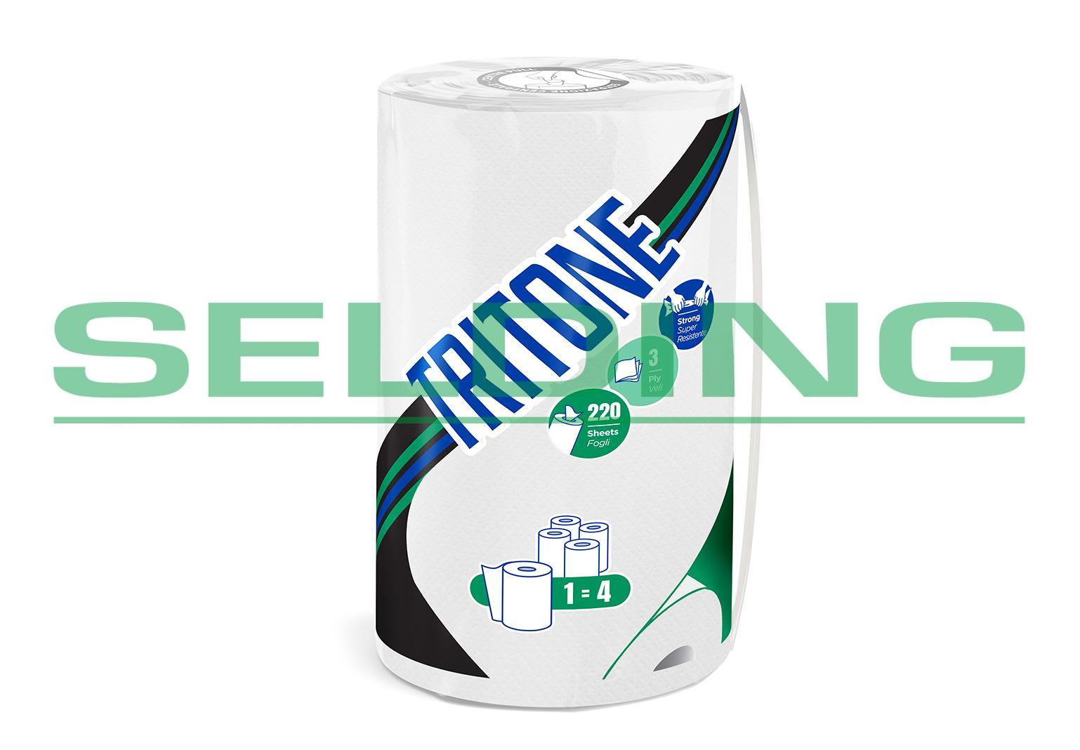 Virtuves dvieļi Celtex TRITONE, balti, 48