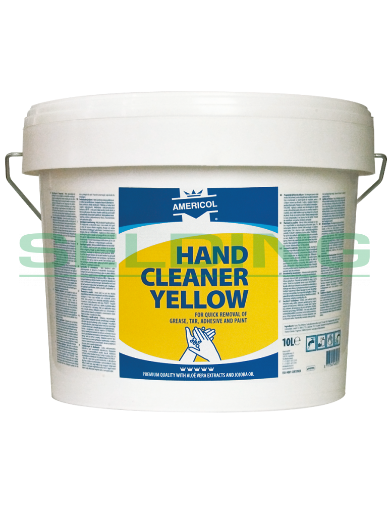 Roku mazgājmā pasta AMERICOL Yellow, 10L
