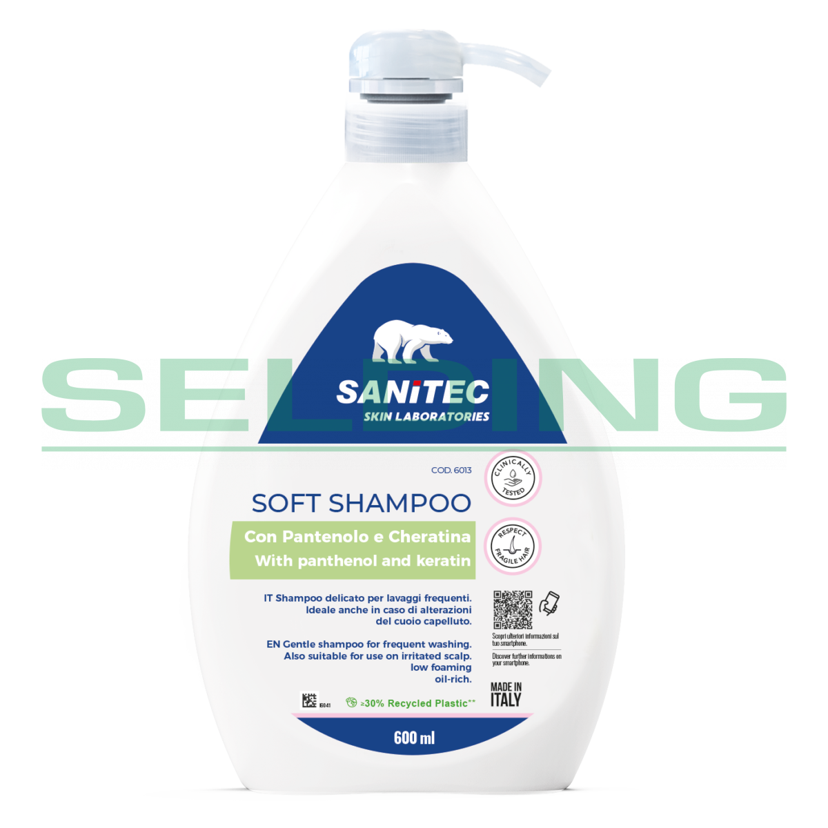 Italchimica Šampūns Sanitec SOFT SHAMPOO