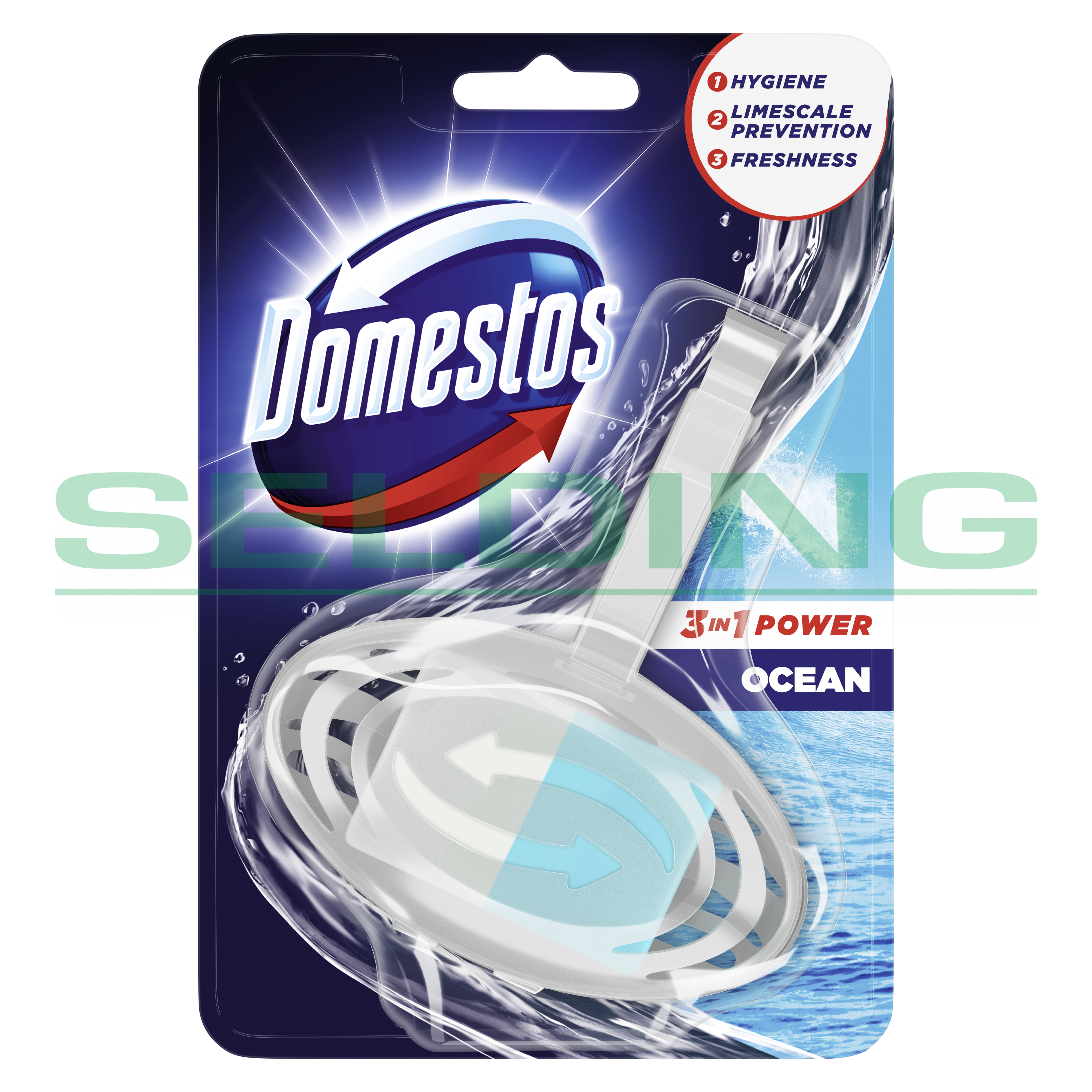 Unilever WC bloks Domestos Ocean, 35g