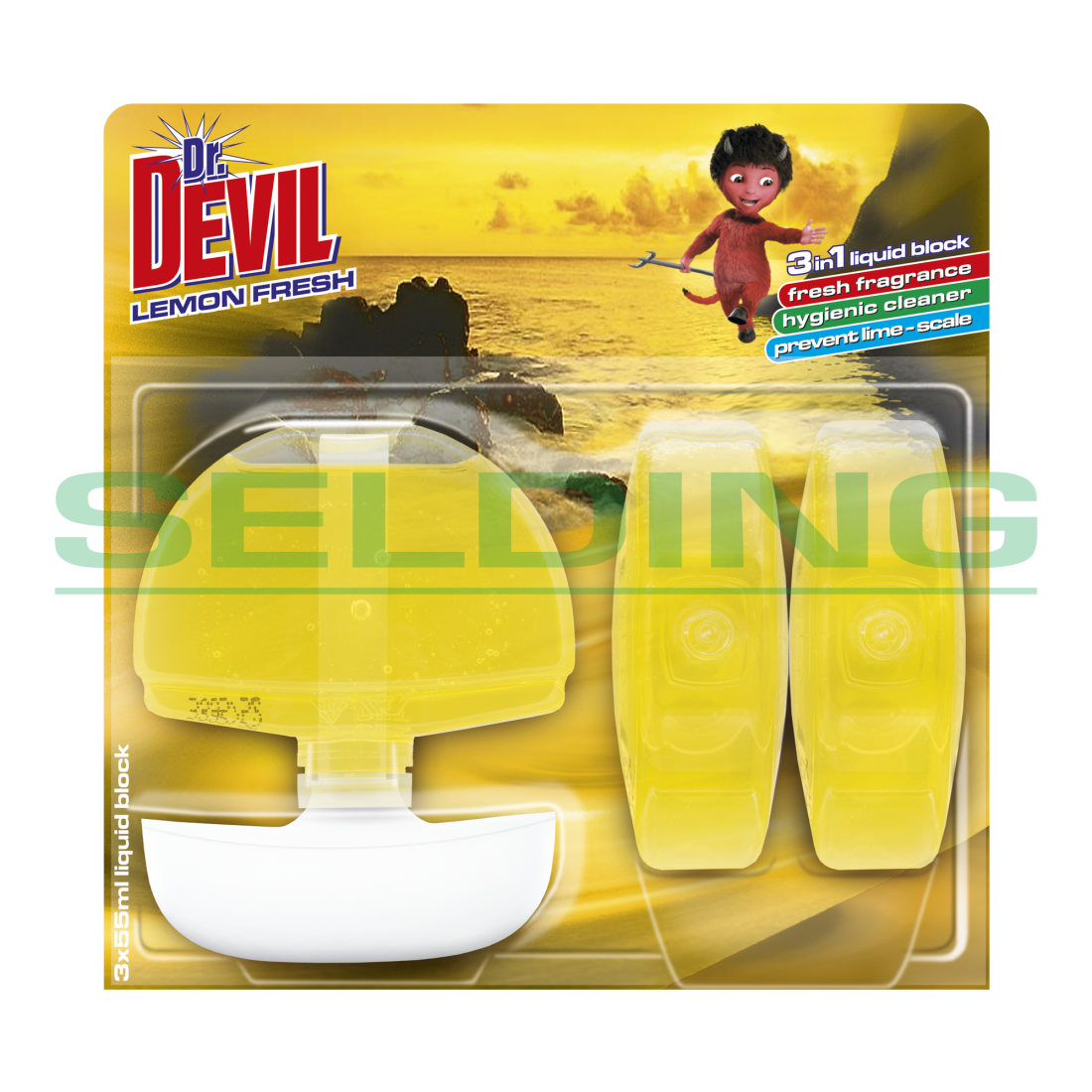 WC bloks želeja Dr. DEVIL Lemon
